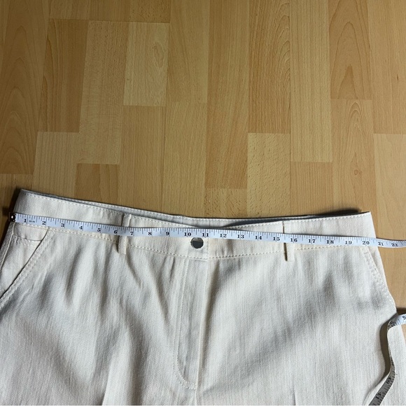 Akris Punto Chiara Crop Wide Leg Trouser Cashew 18 - Picture 12 of 16